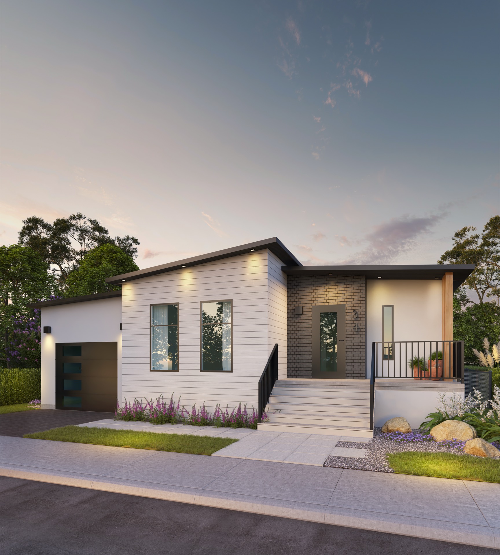 The Monarch three-bedroom modular home