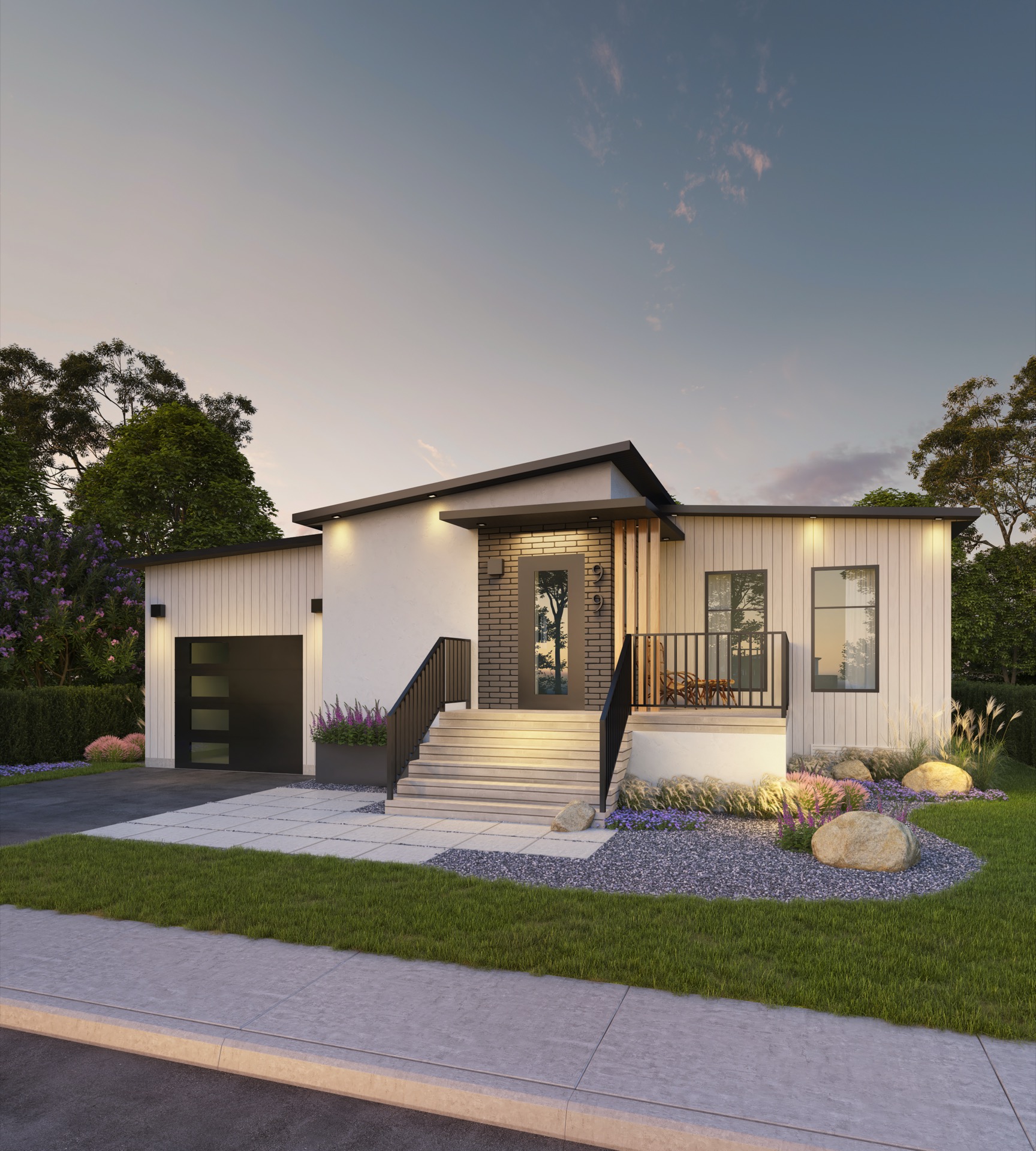 The Sage two-bedroom two-bath modular home